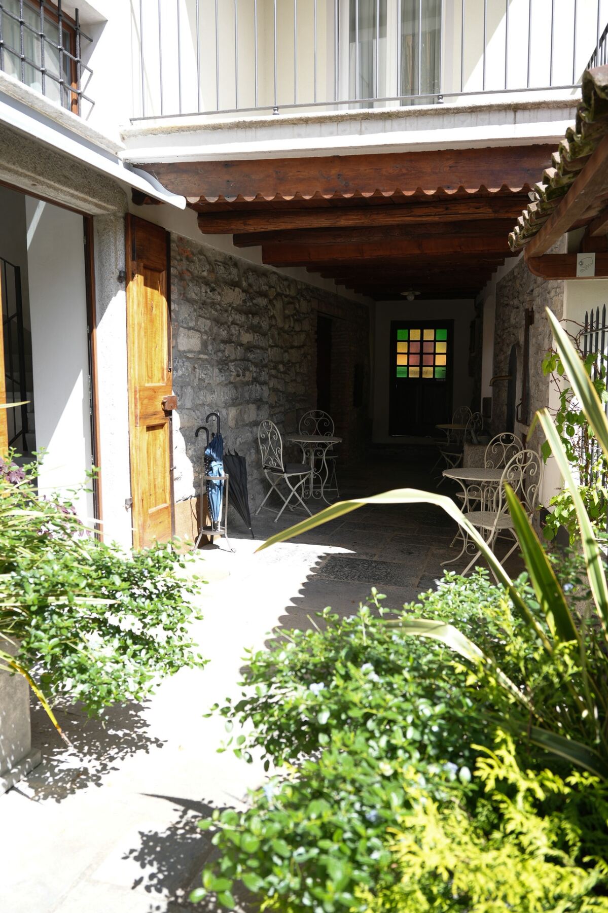 A quiet courtyard
