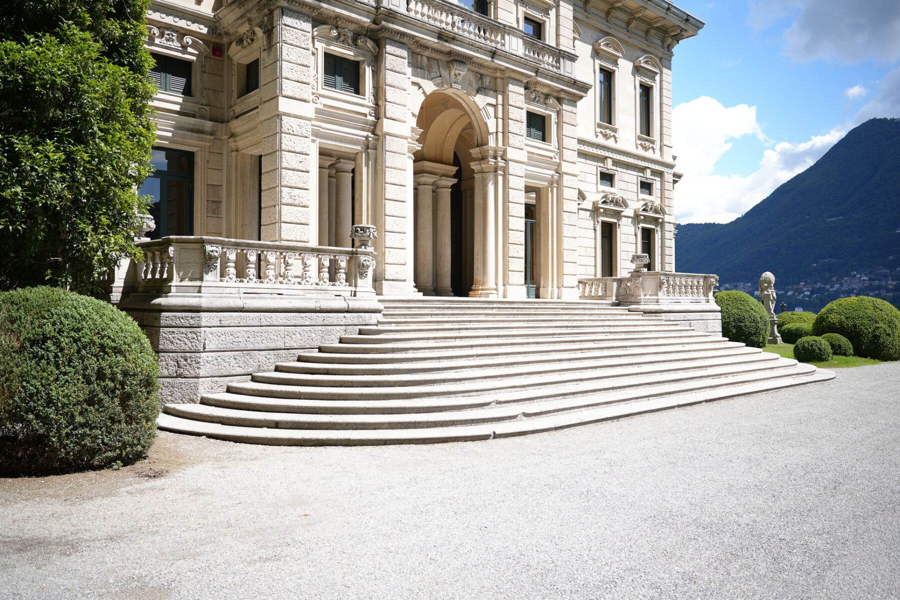 Steps of Villa Erba