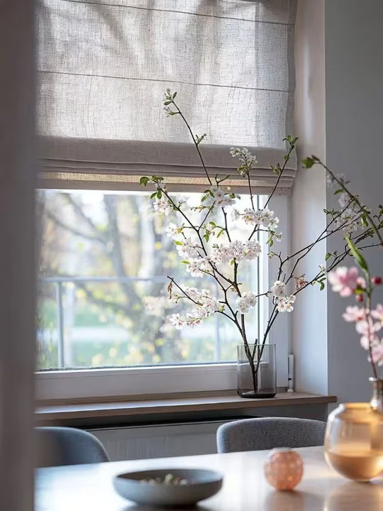 Måttbeställd Hissgardin Tunn Linne